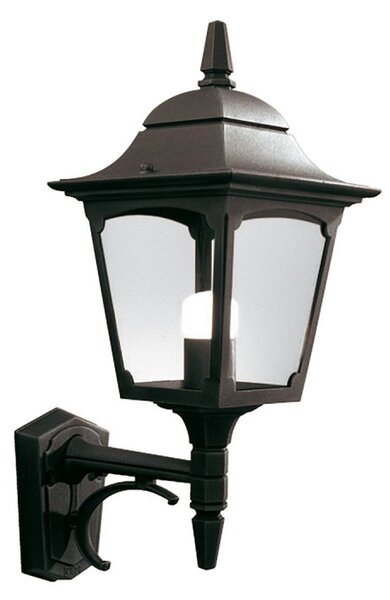 Elstead CP1-BLACK Chapel Exterior 1 Light Up Wall Lantern In Black