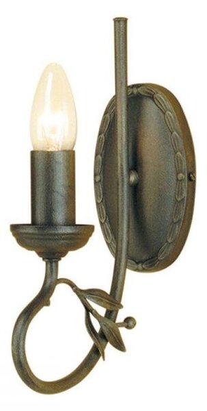 Elstead OV1 BLK/GOLD Olivia 1 Light Wall Light In Black/Gold - Fitting Only