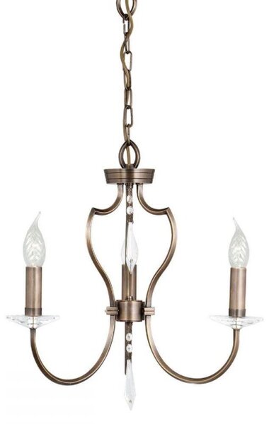 Elstead PM3 DB Pimlico 3 Light Multi Arm Ceiling Light In Dark Bronze - Fitting Only