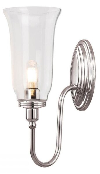 Elstead BATH/BLAKE2 PN Blake 1 Light Bathroom Wall Light In Polished Nickel