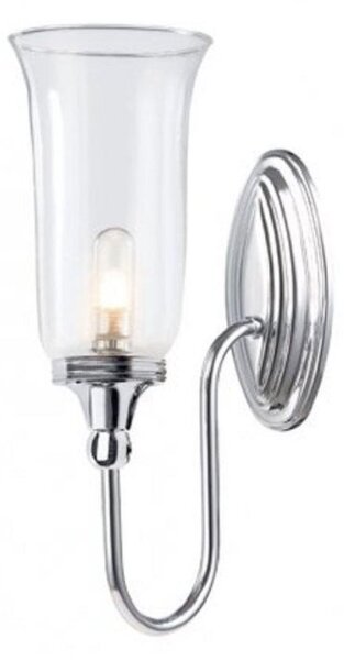 Elstead BATH/BLAKE2 PC Blake 1 Light Bathroom Wall Light In Polished Chrome