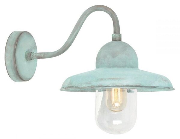 Elstead SOMERTON V Somerton One Light Outside Wall Light In Verdigris