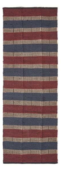 Homescapes Multicolour Striped Jute Hall Runner, 66 x 200 cm