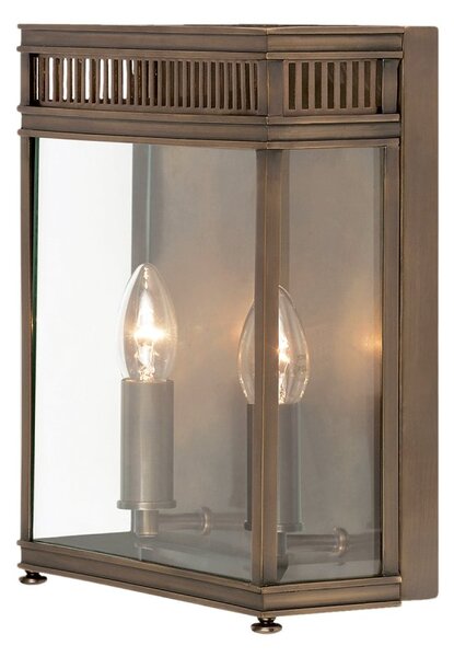 Elstead HL7-M-DB Holborn Medium 2 Light Outdoor Wall Lantern In Dark Bronze