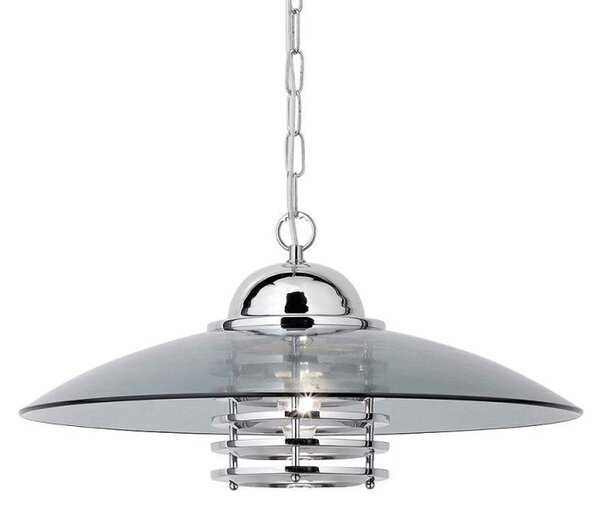 Searchlight 1300CC Coolie Polished Chrome 1 Light Ceiling Pendant