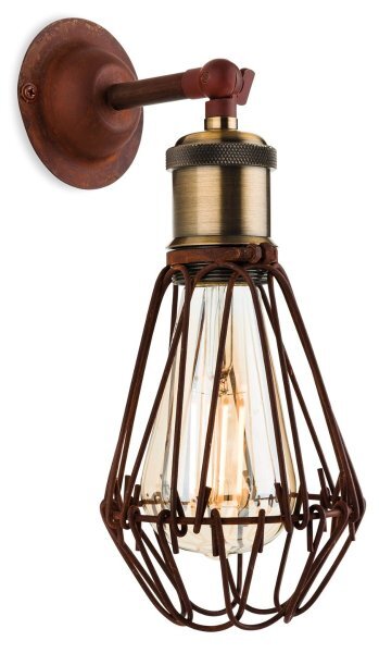 Firstlight 3712RB Arcade 1 Light Wall Light In Rustic Brown