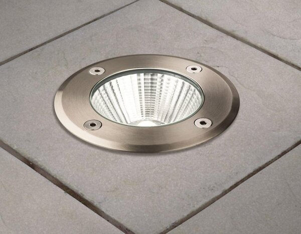 Firstlight 3734ST LED Driveover Lights In Stainless Steel - Dia: 110mm