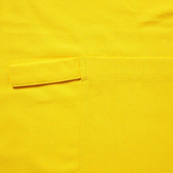 Yellow Plain Unisex Apron with Large Front Pocket 100% Cotton