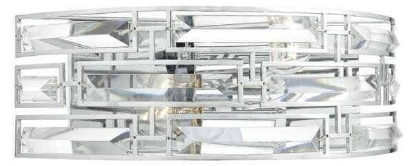 Dar SEV0950 Seville 2 Light Wall Light in Polished Chrome