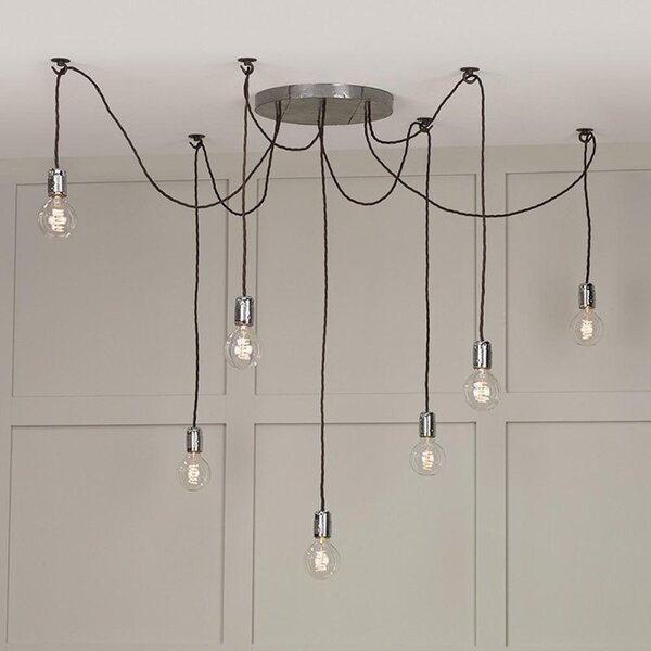 David Hunt Lighting David HuntHUC3439 Huckleberry 7 Light Hanging Ceiling Pendant