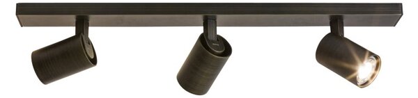 Astro Ascoli 1286006 3 Way Bronze Bar Triple Ceiling Spotlight Fitting