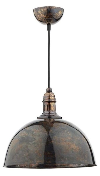 Dar YOK0163 Yoko 1 Light Ceiling Pendant in Mottled Bronze Finish