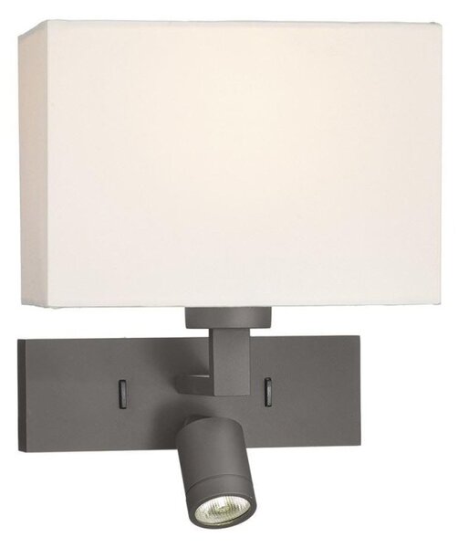 Dar MOD7163L Modena LED Wall Light With Bronze Base