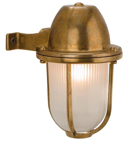 Firstlight 3435BR Nautical Solid Brass Outdoor Wall Light