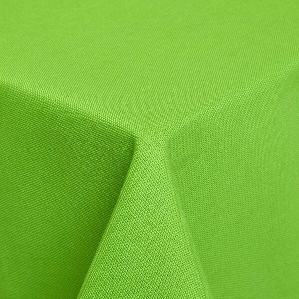 Homescapes Plain Cotton Lime Green Tablecloth, 54 x 54 Inches