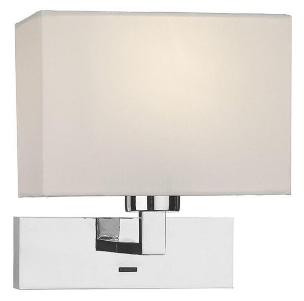 DAR MOD7150 Modena Wall Light In Polished Chrome