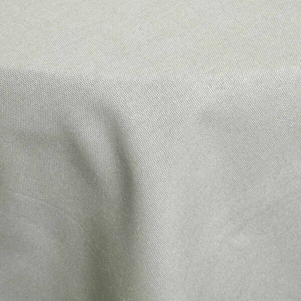 Homescapes Plain Cotton Grey Tablecloth, 70 Inches Round