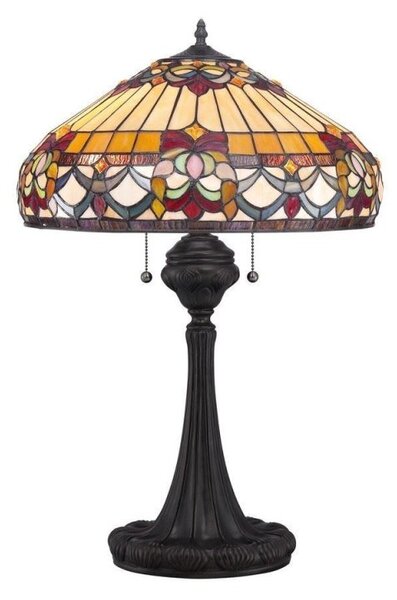 QZ/BELLEFLEUR/TL Belle Fleur Tiffany Bronze Table Lamp