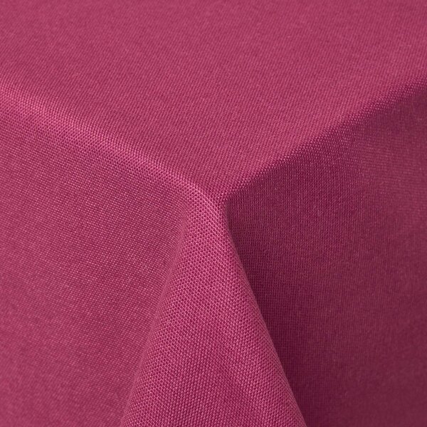 Homescapes Plain Cotton Plum Tablecloth, 54 x 54 Inches