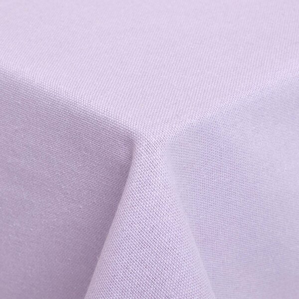 Homescapes Plain Cotton Mauve Tablecloth, 54 x 54 Inches