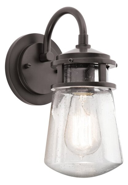 KL-LYNDON2-S-AZ Lyndon Small Exterior Wall Lantern Bronze