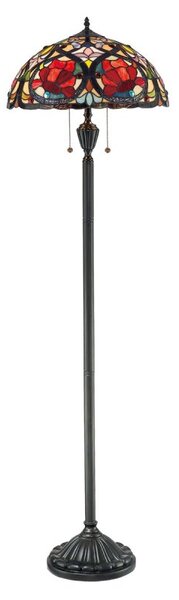 QZ-LARISSA-FL Larissa Tiffany Bronze Floor Lamp