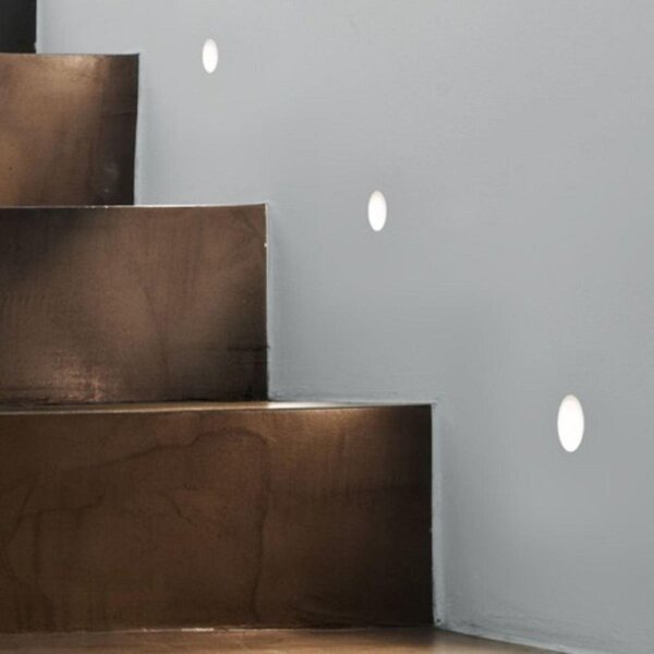 Astro 1342002 Leros Trimless Plastered-In Wall Light In White