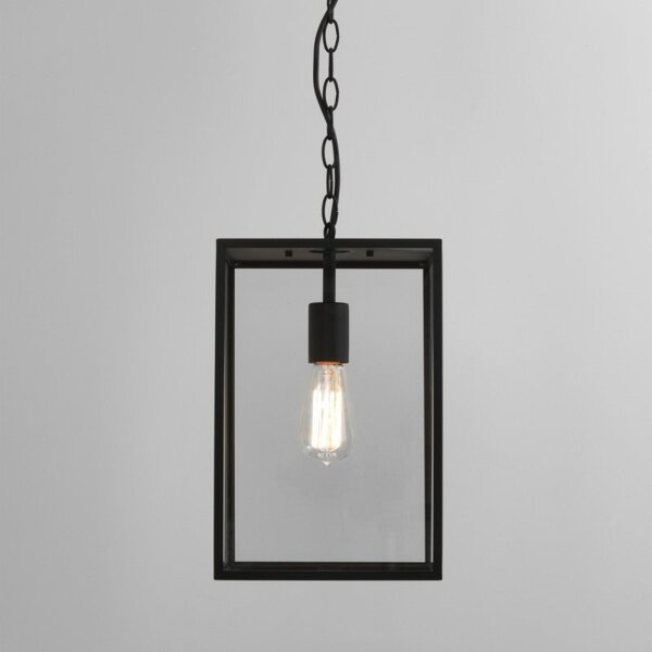 Astro 1095015 Homefield Pendant 360 In Black With Clear Glass IP23