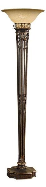 FE-OPERA-TCH Opera 1 Light Firenze Gold Torchiere Floor Lamp