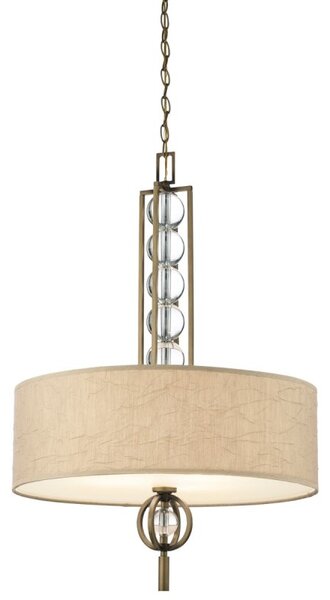 KL-CELESTIAL-3P Celestial 3 Light Bronze Ceiling Pendant with Shade