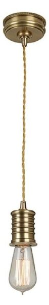 DOUILLE/P AB Douille Lamp Holder Celing Pendant Light In Aged Brass (Fitting Only)