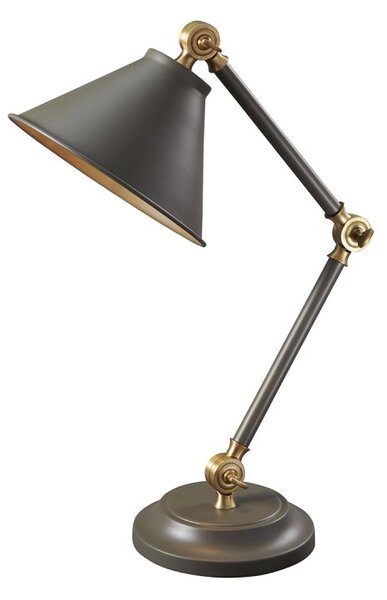 PV ELEMENT GAB Provence Element Mini Table Lamp In Dark Grey And Aged Brass