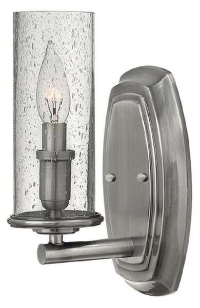 HK/DAKOTA1 Dakota 1 Light Wall Light In Polished Antique Nickel