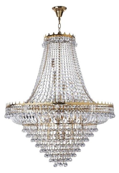 Searchlight 9112-102GO Versailles 19 Light Crystal Chandelier Gold Finish