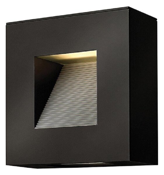 HK/LUNA/S SK Luna Small Square Wall Light In Satin Black
