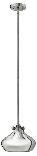 HK/CONGRESP/C CM Congress 1 Light Chrome Metal Shade Pendant