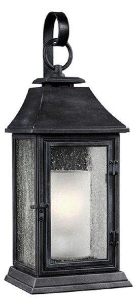 FE/SHEPHERD/2L Shepherd Large Wall Lantern In Dark Weathered Zinc