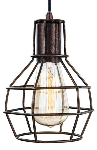 Firstlight 5913RB Clipper Pendant Ceiling Light In Rustic Brown