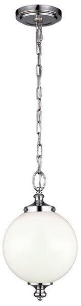 FE/PARKMAN PS PN Parkman 1 Light Polished Nickel Small Pendant