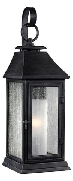 FE/SHEPHERD/2S Shepherd Small Wall Lantern In Dark Weathered Zinc