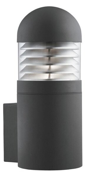 Searchlight 7899BK Searchlight IP44 Outdoor Wall Light With Polycarbonate Diffuser In Black