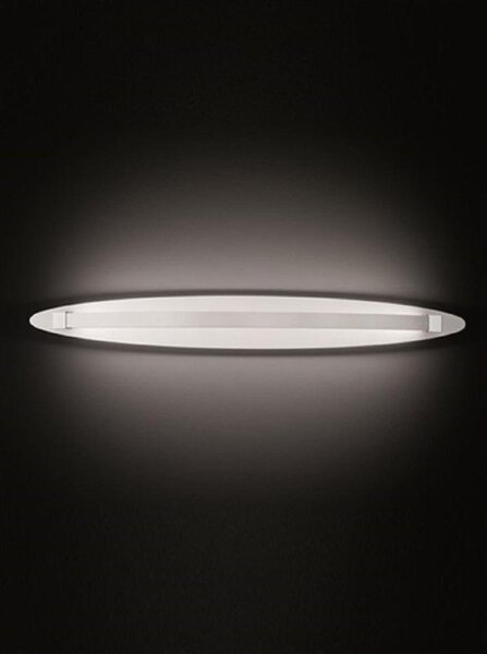 W065 1 Light Large LED Wall Light In Ivory - Width: 650mm
