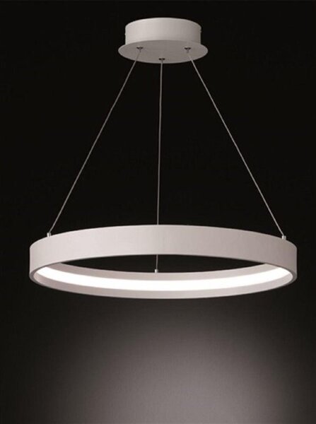 PH118 Small 1 Light LED Ceiling Pendant In Ivory - Diameter: 580mm