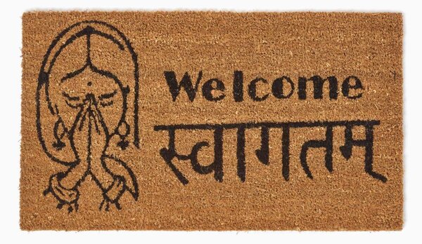 Homescapes Swagat Welcome Coir Doormat