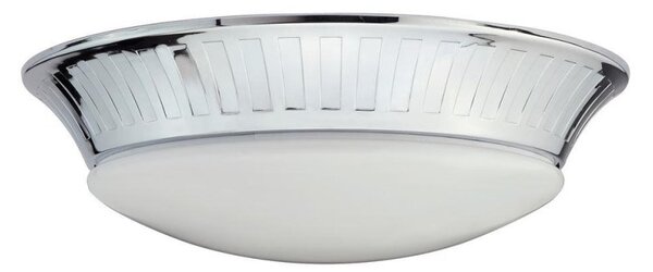 BATH/WHITBY/F Whitby LED Polished Chrome Flush Mounted Bathroom Light