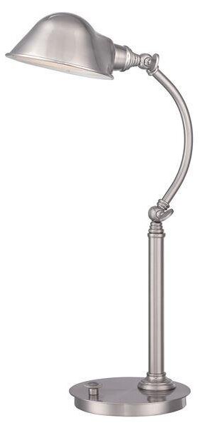 QZ/THOMPSON/TLBN Thompson Brushed Nickel LED Table Lamp
