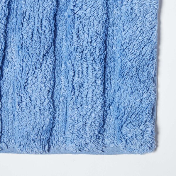 Homescapes Spa Supreme Luxury Blue Bath Mat