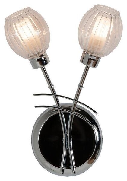 Regal 2 Light Wall Light Polished Chrome