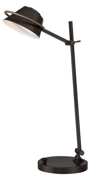 QZ/SPENCER/TL WT Spencer Western Bronze LED Desk Lamp
