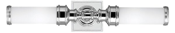 FE-PAYN-OR2-BATH Payne Ornate 2 Light Polished Chrome Bathroom Wall Light